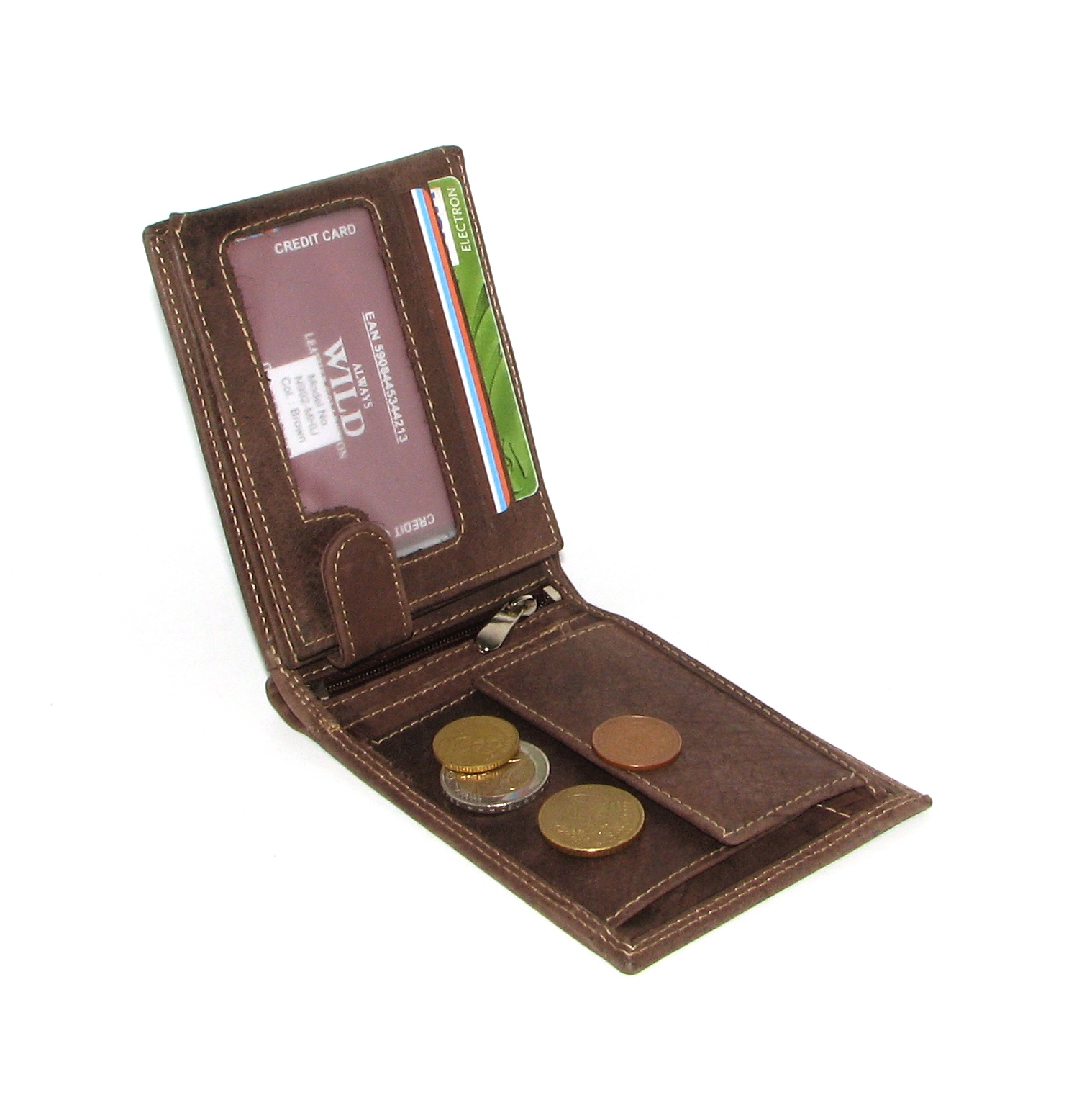 Кошелек мужской Always Wild N992-MH U Brown Кошелек мужской Always Wild N992-MH U Brown
